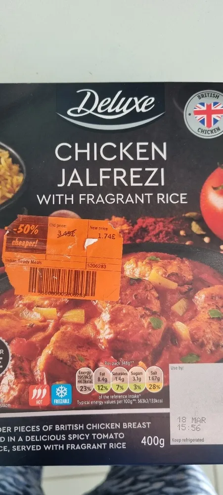 Chicken Jalfrezi