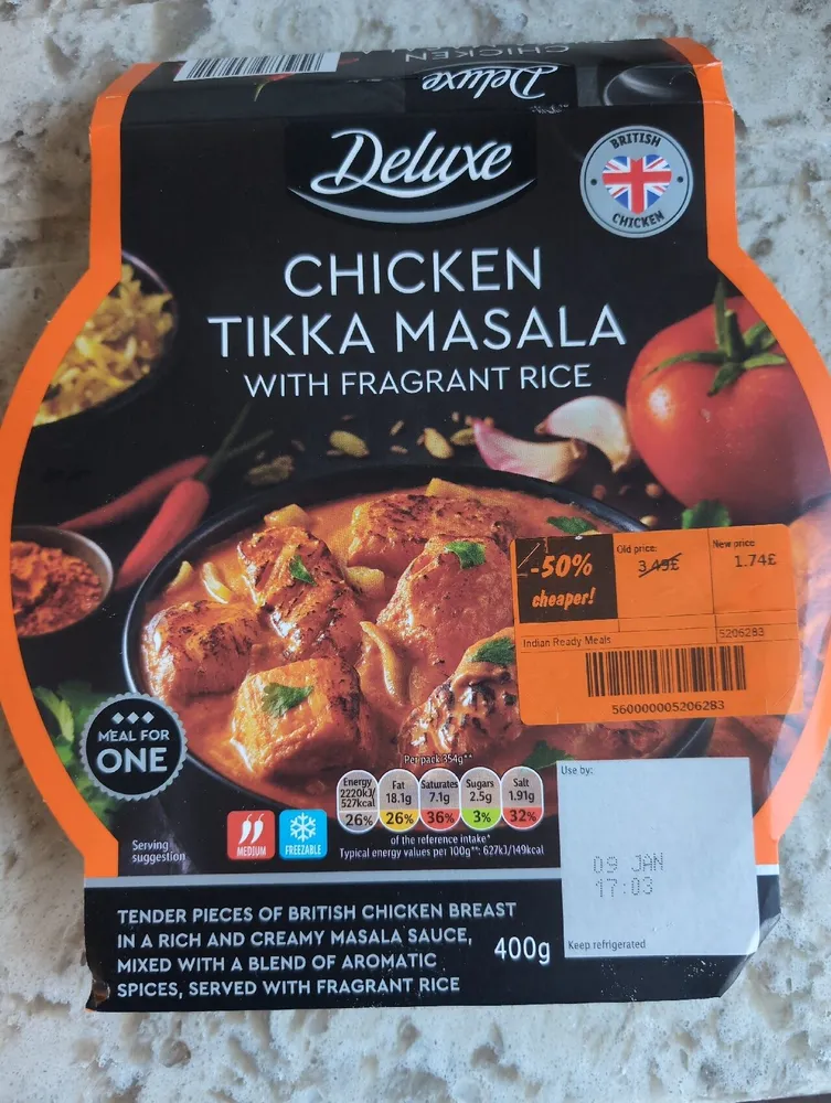 Chicken Tikka Masala w/Rice