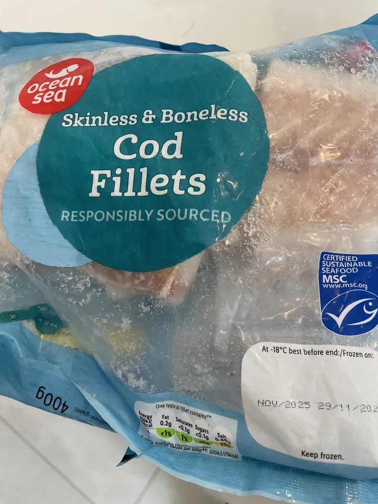 Frozen Cod Fillets