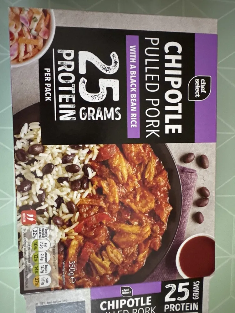 Chipotle Pulled Pork with a Black Bean Rice