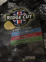 Ridge Cut Crisp Cheddar & Onion