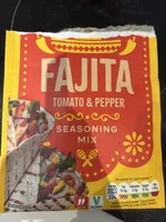 Seasoning mix for tomato & pepper fajitas Ingredie