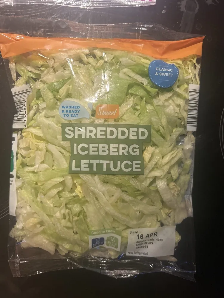 Shredded Iceberg Lettuce