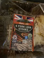 6 Pork Loin Steaks