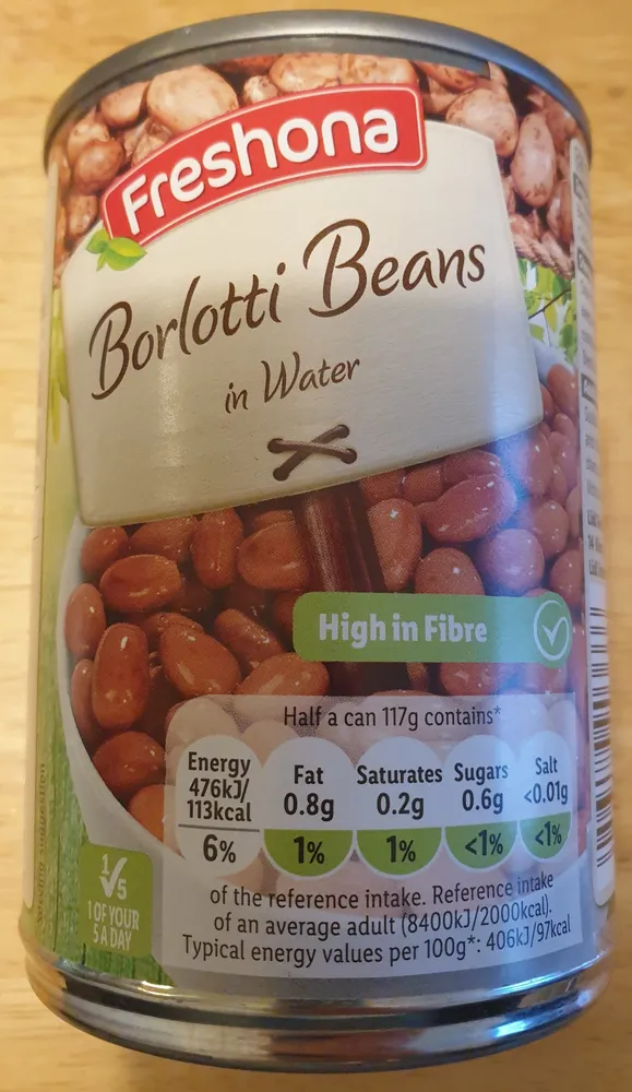 Borlotti Beans in Water