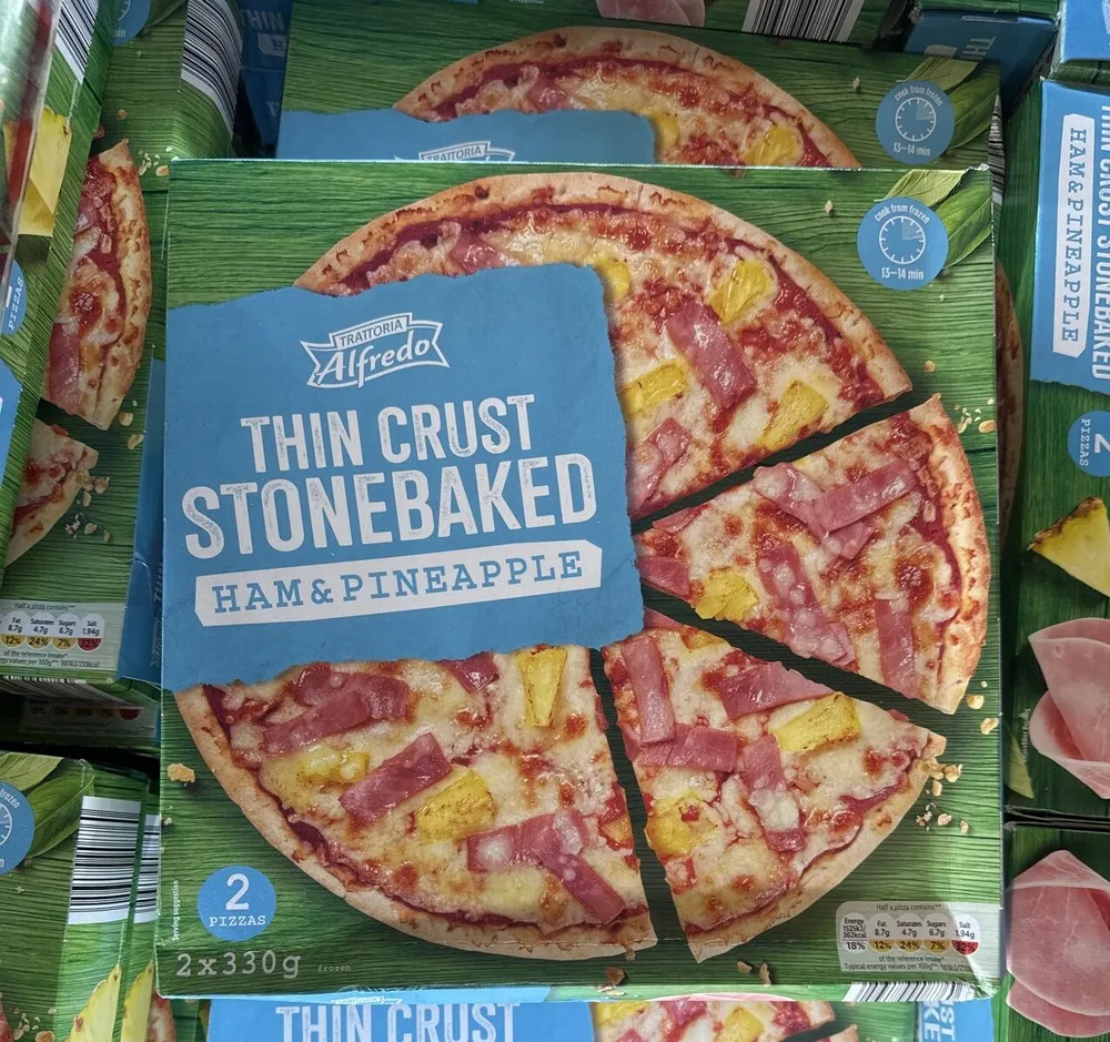 Think crust stone baked pizza