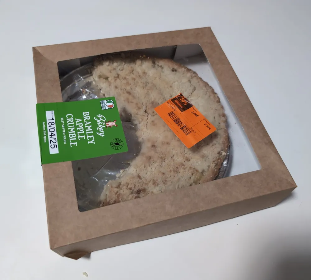 Bramley Apple Crumble