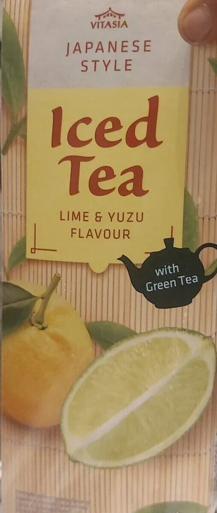 Ledový čaj s příchutí limetky a yuzu