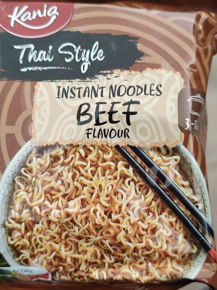 Instant Nudeln Rind