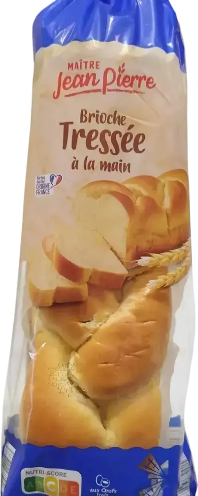 Brioche tressée à la main