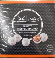 Feinste Trüffelpralinen Marc de Champagne