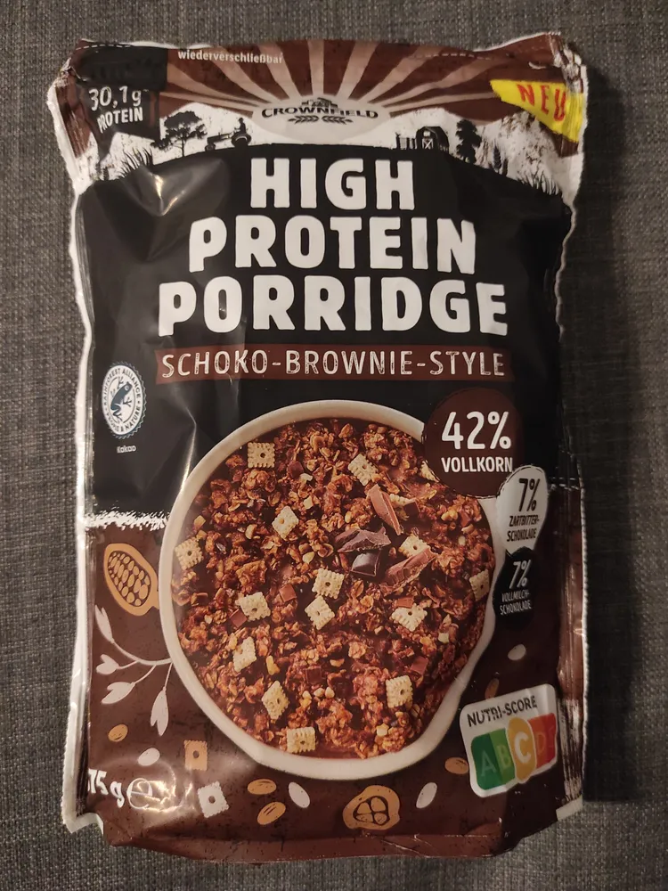 High Protein Porridge - Schoko Brownie Style