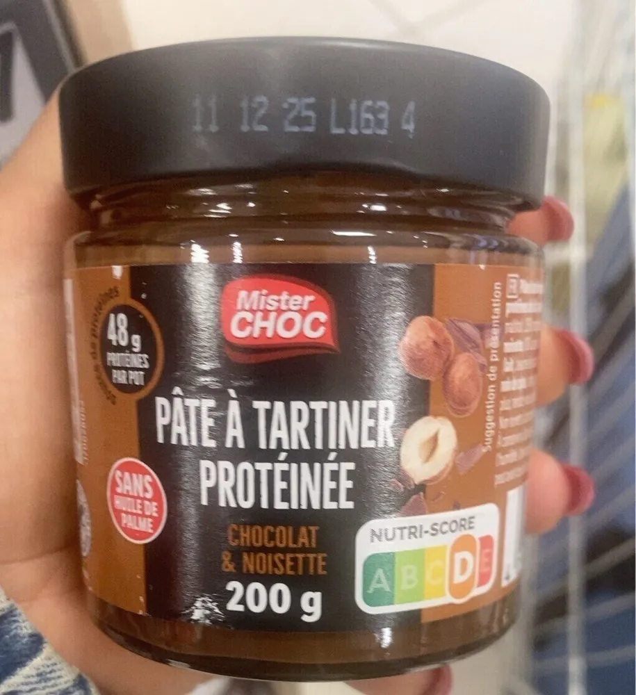 Pâte à tartiner protéiné