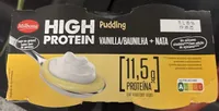 High protein vanilla pudding