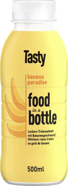 banana paradise food in a bottle