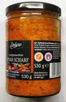 Hausgemachter Ajvar, scharf