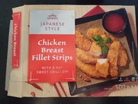 JAPANESE STYLE Chicken Breast Fillet Strips WITH A HOT SWEET CHILLI DIP