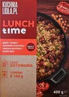 Lunch Time buckwheat bulgur lentils