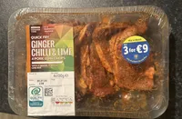 Pork Loin Chops - Ginger, Chili and Lime