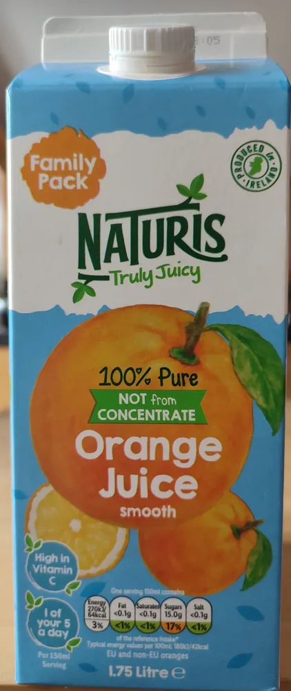 100% Pure Orange Juice