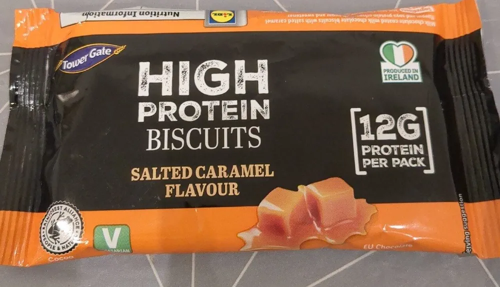 High Protein Biscuits Salted Caramel