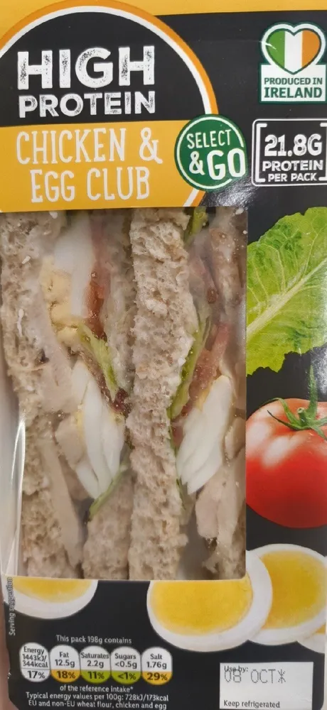 High Protein Egg And Chicken Salad
