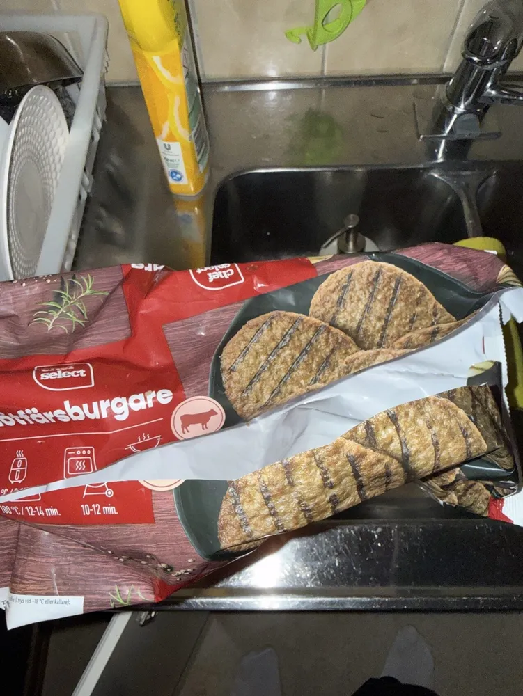 Nötfärsburgare