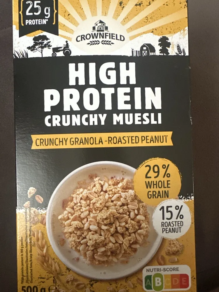 High Protein Crunchy Muesli Roasted Peanuts