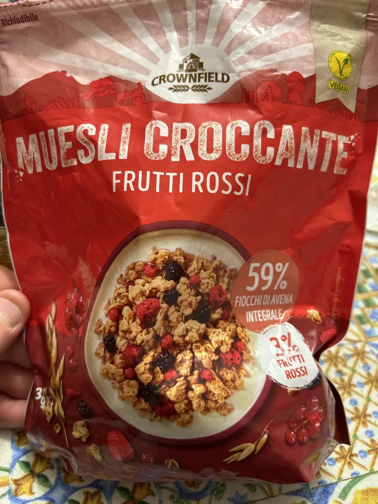 Muesli Croccante Frutti Rossi
