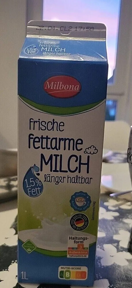 Frische, fettarme Milch