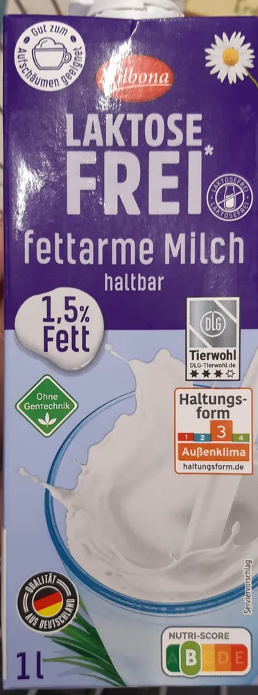 Laktosefrei fettarme Milch