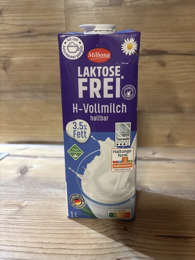 Laktosefreie Milch