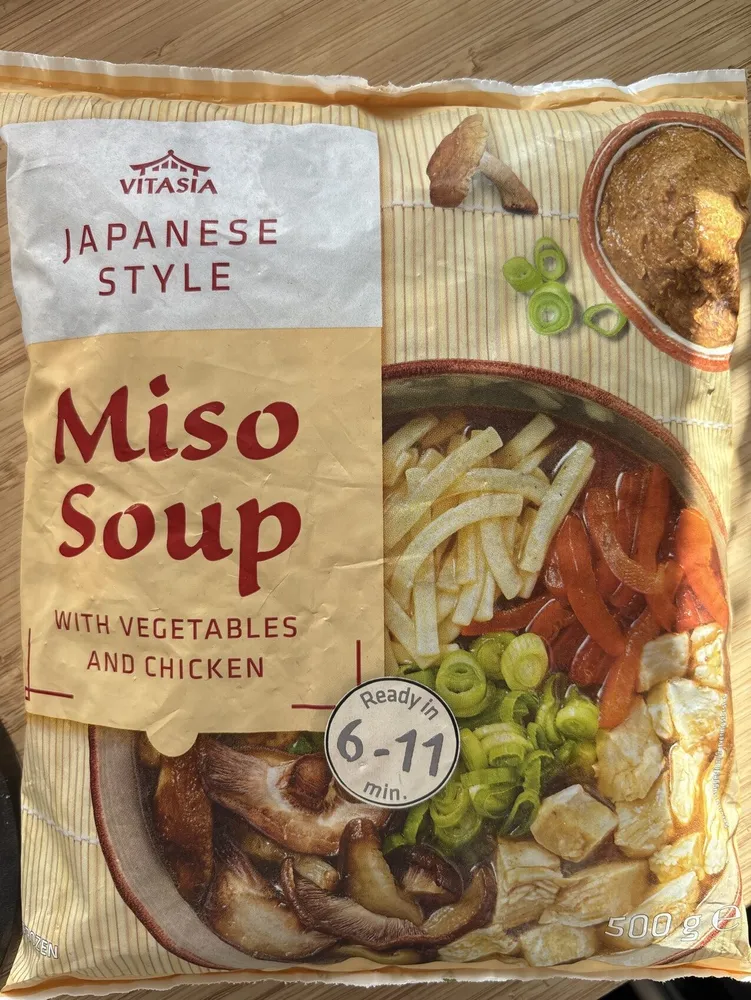 Miso Soup With Vegetables And Chicken