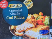 breaded chunky cod fillets