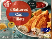 4 Battered Cod Fillets