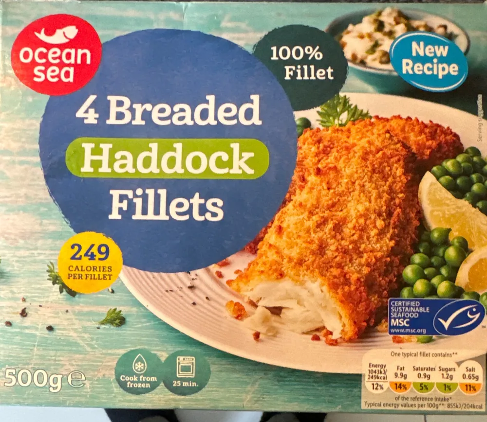 Breaded Haddock Fillets