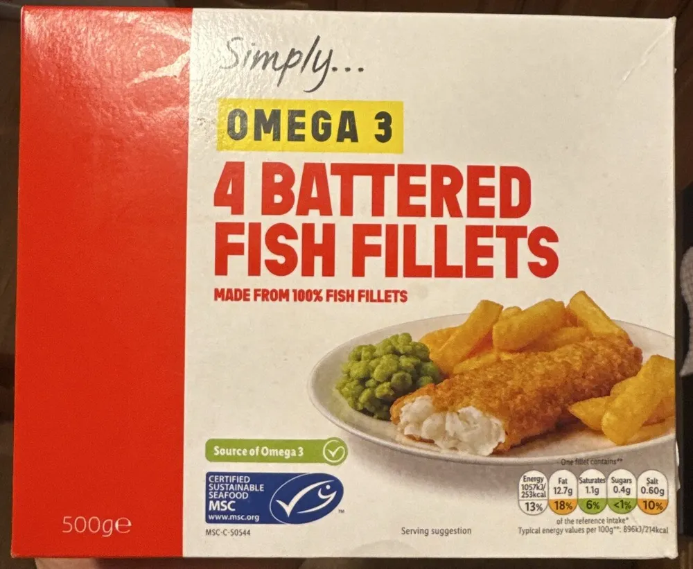 Battered White Fish Fillets