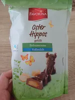 Oster Hippos gefüllt Erdnusscreme Vollmilch