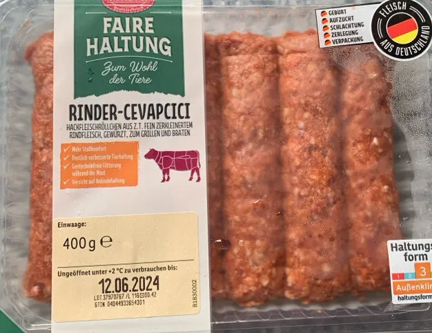 Rinder Cevapcici