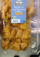 Brochette de haut de cuisse de poulet saveur tropicale