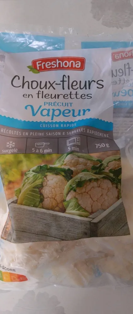 Choux-fleurs en fleurettes PRÉCUIT Vapeur