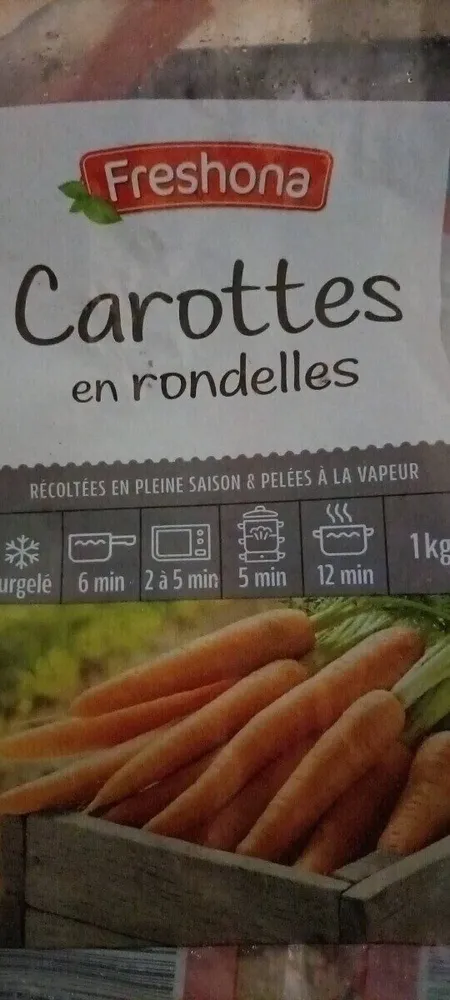 Carottes en rondelles