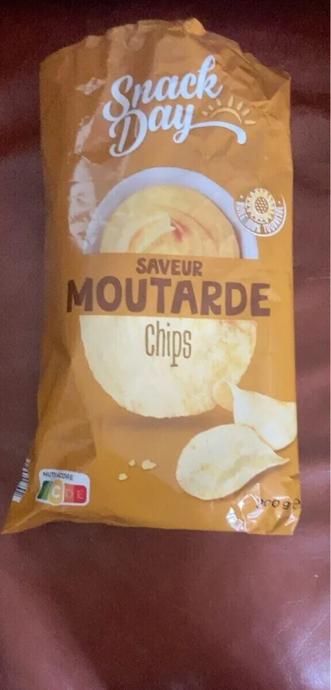 Chips saveur moutarde