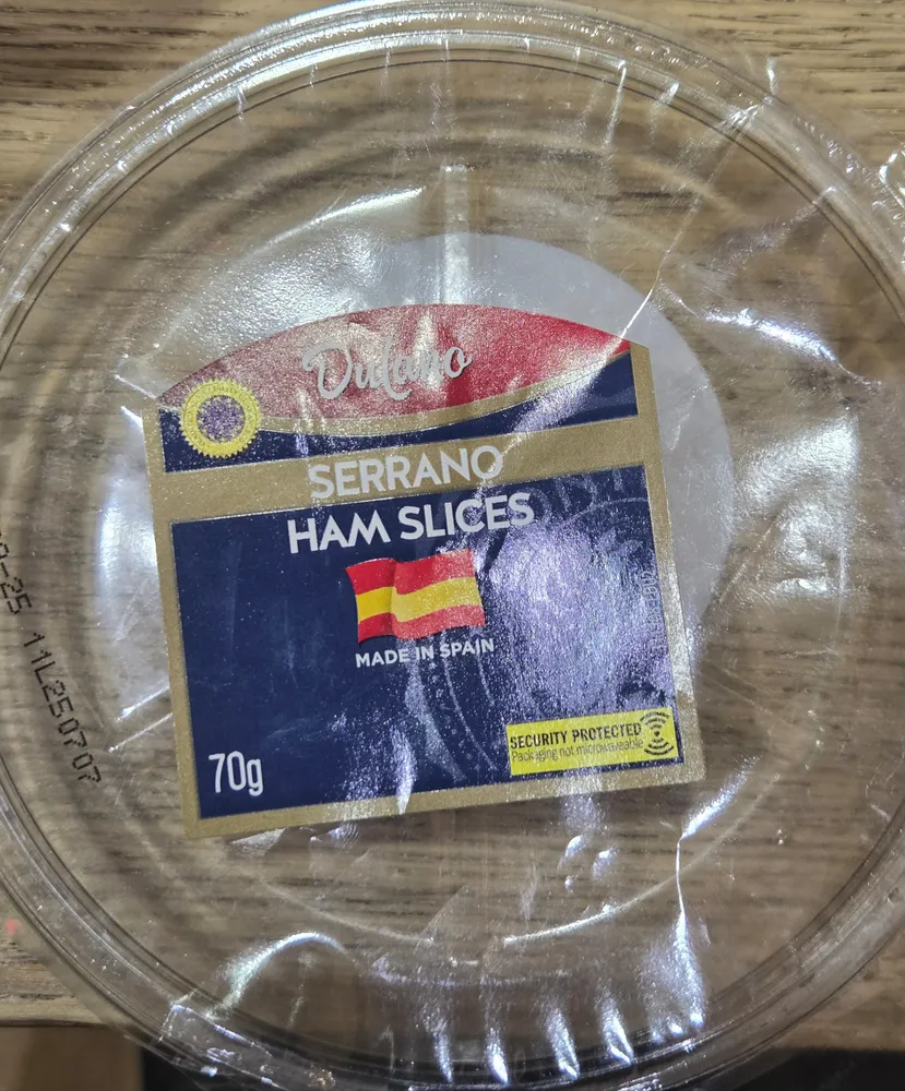 Serrano Ham Slices