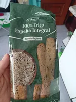 Barritas de pan de harina 100% integral