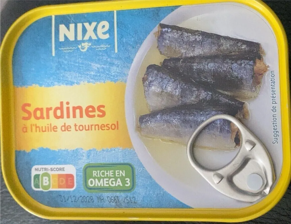 Sardines à l’huile de tournesols