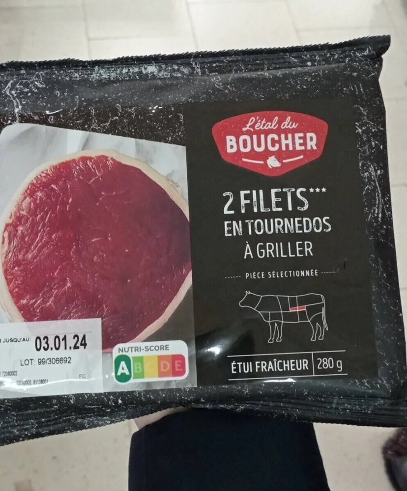 Filet en tournedos