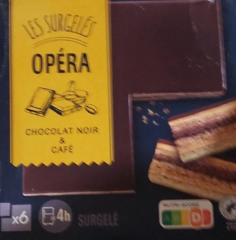 Opéra chocolat noir & café