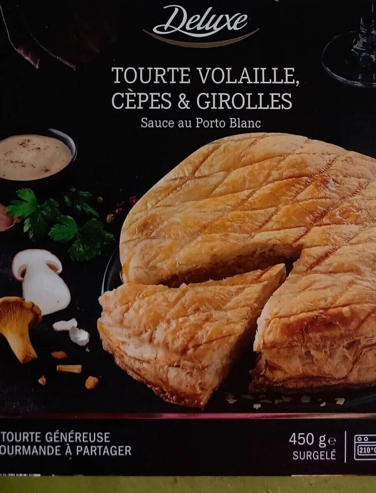 TOURTE VOLAILLE, CÈPES & GIROLLES