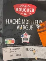 Preparation de viande bovine hachée